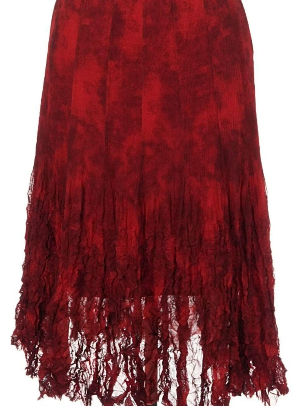 VTG Je Vous Aime Paris Tie-Dye Midi Skirt Archival/Grunge/Y2K